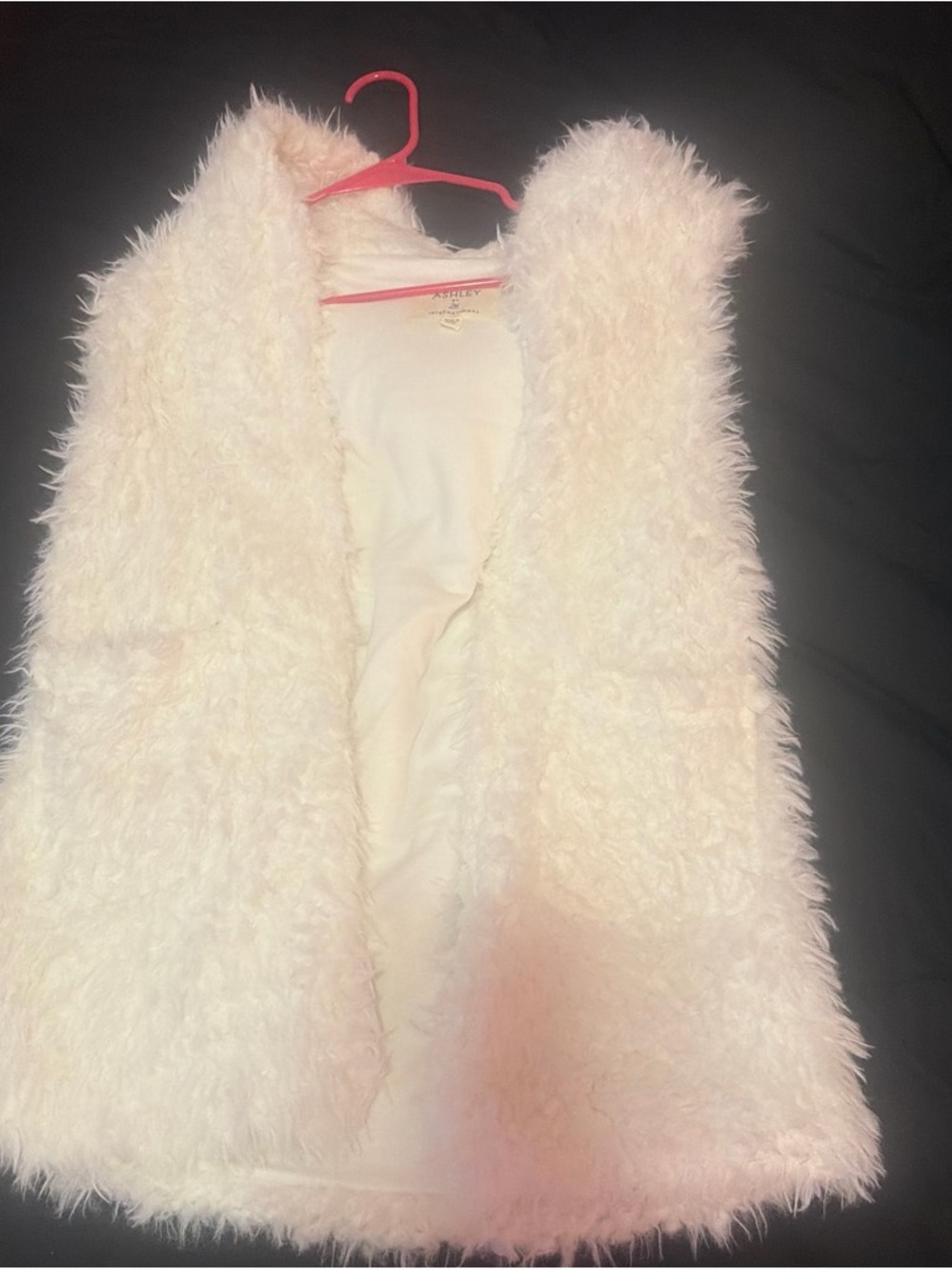 Ashley By 26 International Fur Vest NEVER WORN